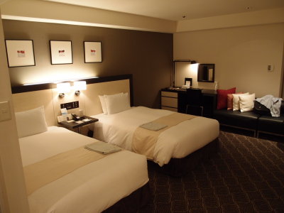 Our third room at the Sapporo Grand -- they had to move us because someone else had reserved our previous room.