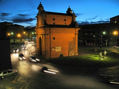 Porta Lame in Bologna, viewed from our terrace