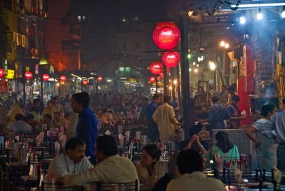 the famous Food Street of Lahore