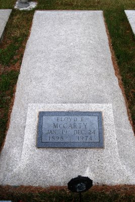 Above we can see a photograph of Floyd's full cemetery stone.
