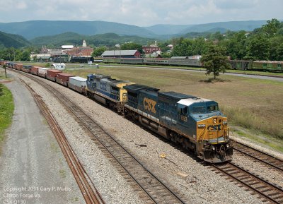 A new visitor to this area is Q130 now leaving Clifton Forge toward the James River. copy.jpg