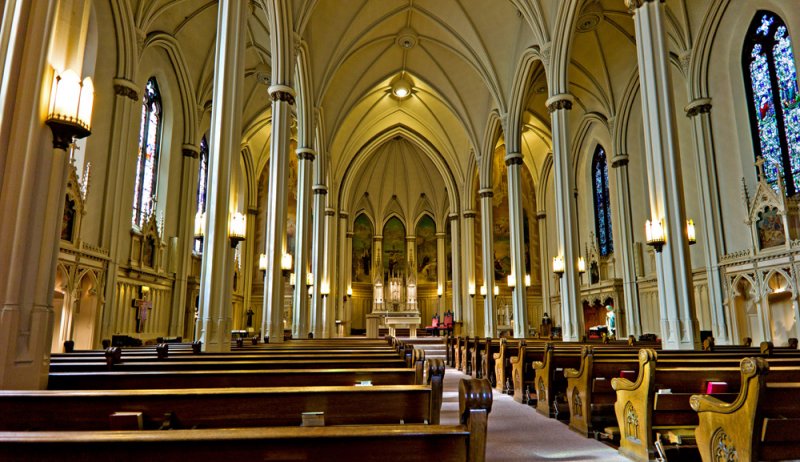 Interior, Church of St. Francis of Assisi