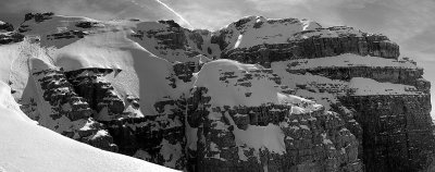 In cresta verso la cima