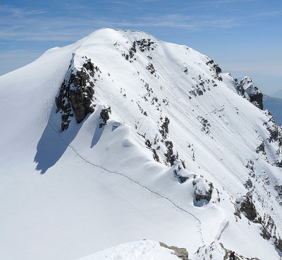 Verso la cima