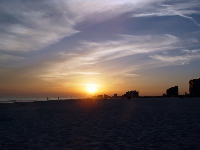 Sunset at Orange Beach AL USA