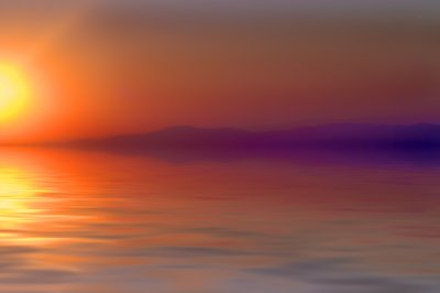 Digital Art of sunset in Gulf Shores Al