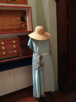 Dress and Hat in museum
