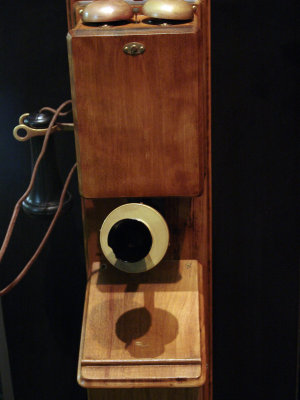 Old crank telephone