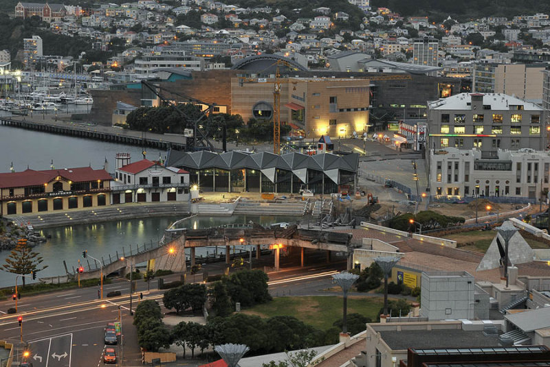 towards Harbour and Tepapa from Chews Lane