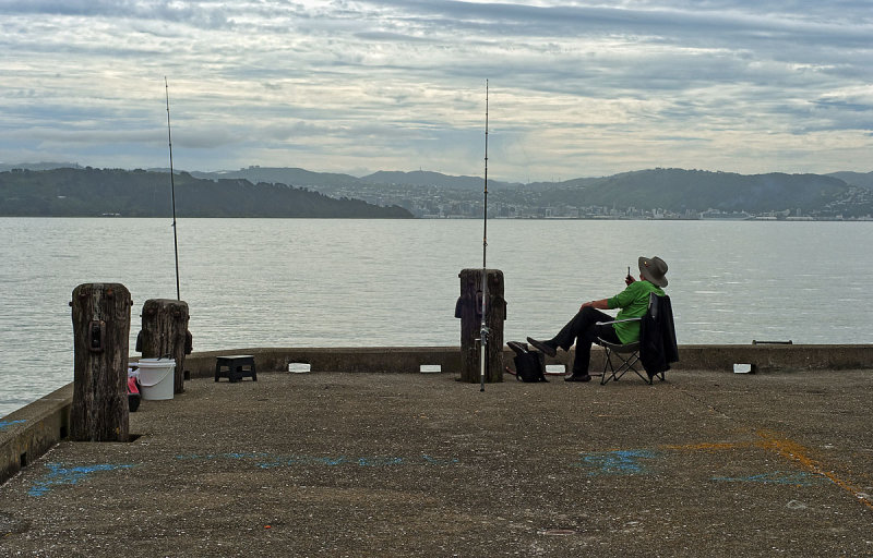 1 January 2012 - Sitting on the Wharf Fishing