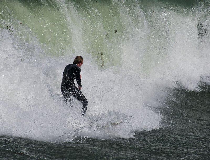 14 June 2012 - Surfing at Lyall Bay
