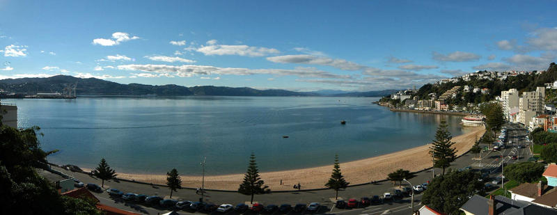 A Pano from Oriental Bay