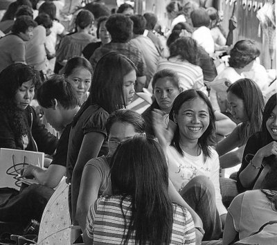 Picnic for Philippino Maids in Hong Kong