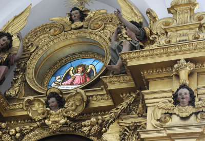 A rather bizarre church interior - Freising, Germany