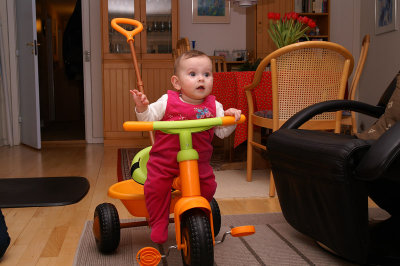 Cycling at the age of 6 months...