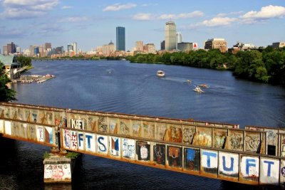 Boston Skyline from B.U. Bridge