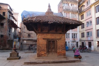 Small temple in Thamel district