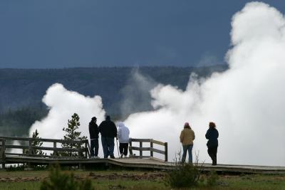 Yellowstone Tourists