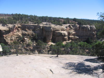 Mesa Vera cliff side dwellings