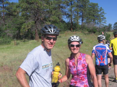 Day 3: Pagosa Springs to Chama.  Colin (?) and Susan.