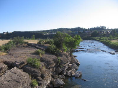 River just below Pagosa Springs Resort