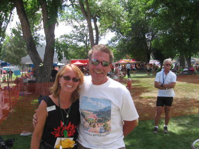 Patty and Dave at the end of the tour