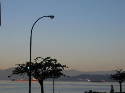 View riding along EnglishBay