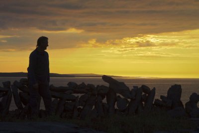 Sunset on the Burren