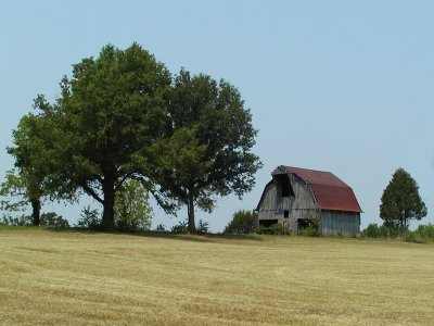 Barn on the Hilltop by Lucy