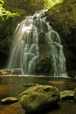 Spruce Flats Falls in the Smoky Mountain national park near Tremont, TN
