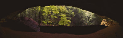 Old man's Cave panorama