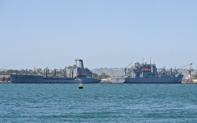 USNS Yukon (T-AO-202)  & USNS Guadalupe (T-AO-200)