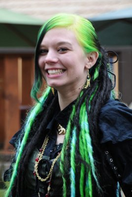 The Maiden with Green Hair