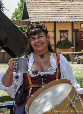 Lady with Drum