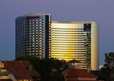 Hotel at Sunset