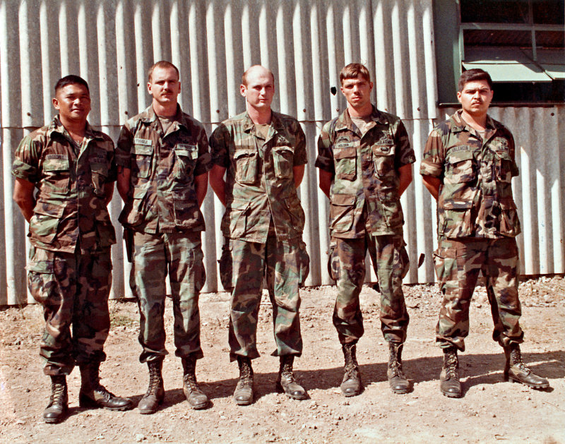 B Co. 2/505 NCO leadership team Grenada