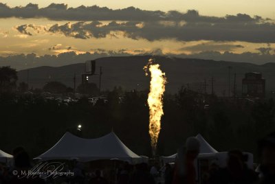 Early morning at the balloon festival