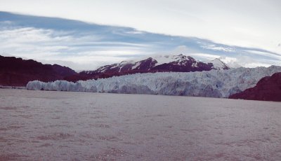 Panorama of Gray Glacier 2nd Section