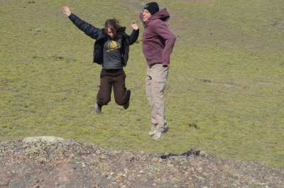 Zach and Laura Jumping