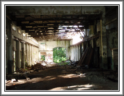 inside power plant.