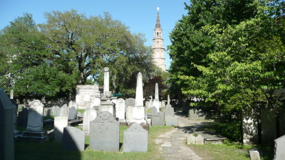 The numerous steeples that dot the city's skyline speak to the number of churches, thus the nickname Holy City.
