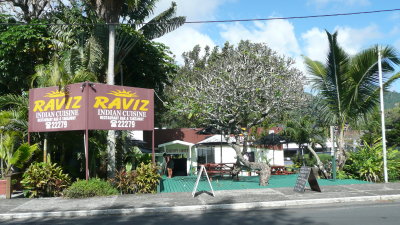 Raviz!  A branch of a New Zealand chain that serves surprisingly good Indian food.