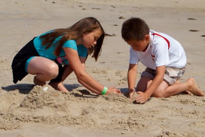 2011-07-17 Playing on the beach