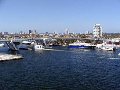 17th Street bridge and canal in Port Everglades