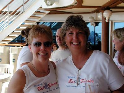 Amy and Deb... new friends made across the country.