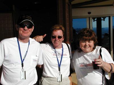 Bill and Pat with Sherry. Are these guys having fun yet, or what??