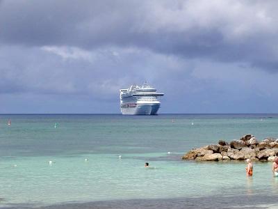 The Caribbean Princess from Princess Cays