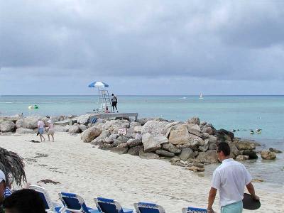 Lifeguard station on Princess Cays