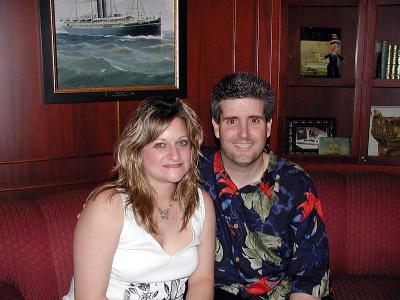 Cheryl and Jim join us in the Wheelhouse before the Official Bar Sharks Dinner.