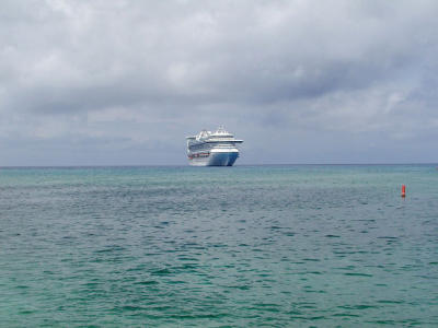 Caribbean Princess from tender